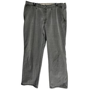 Life Made Simple Pants Men Size 38x32 Gray Cotton Poly Blend Preppy Minimalist